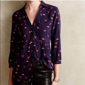 Anthropologie Fox blouse